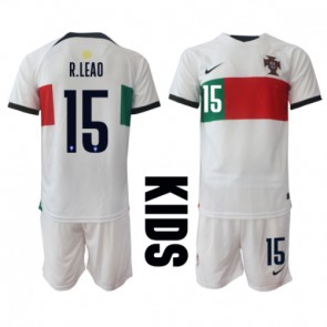 Lacne Dětský Futbalové dres Portugalsko Rafael Leao #15 MS 2022 Krátky Rukáv - Preč (+ trenírky)